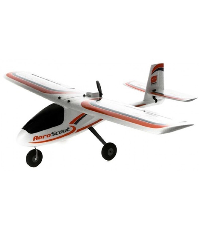 HobbyZone AeroScout S 2 1.1m RTF Trainer Electric Airplane (1095mm) w/SAFE & DXS Transmitter