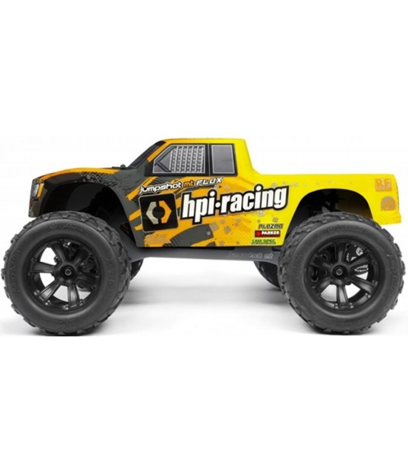 HPI Racing Grey / Yellow Jumpshot V2 Monster Truck Flux HPI160030