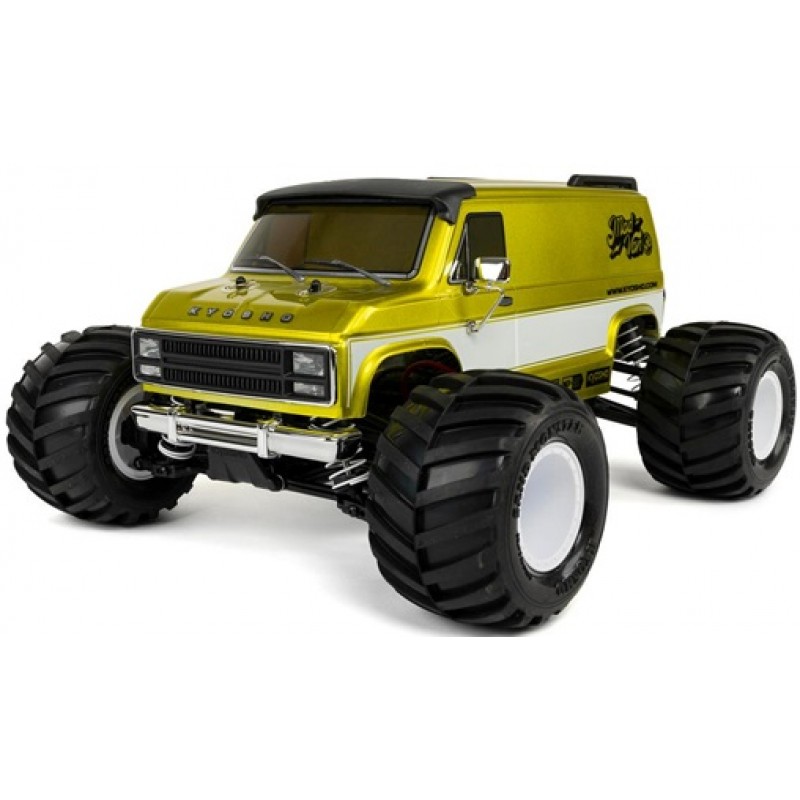 Kyosho Fazer Mk2 Mad Van VE 1/10 4WD Readyset Brushless Monster Truck (Yellow) w/2.4GHz Radio