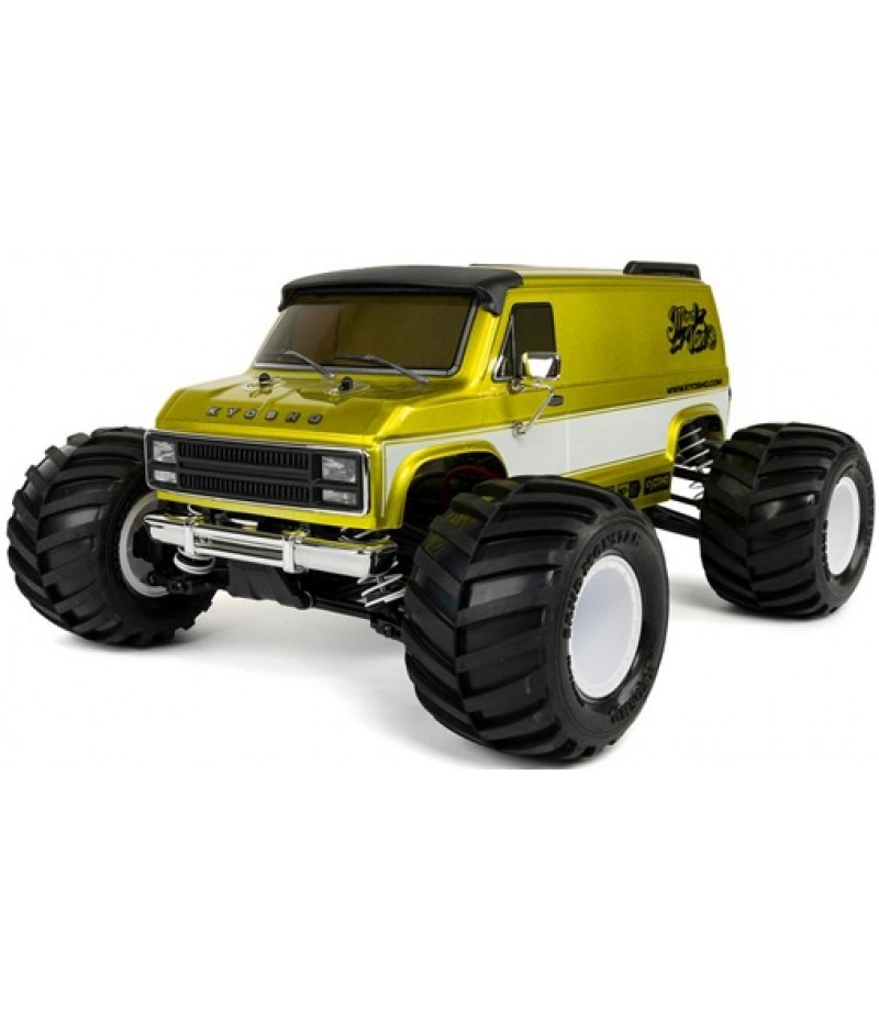 Kyosho Fazer Mk2 Mad Van VE 1/10 4WD Readyset Brushless Monster Truck (Yellow) w/2.4GHz Radio