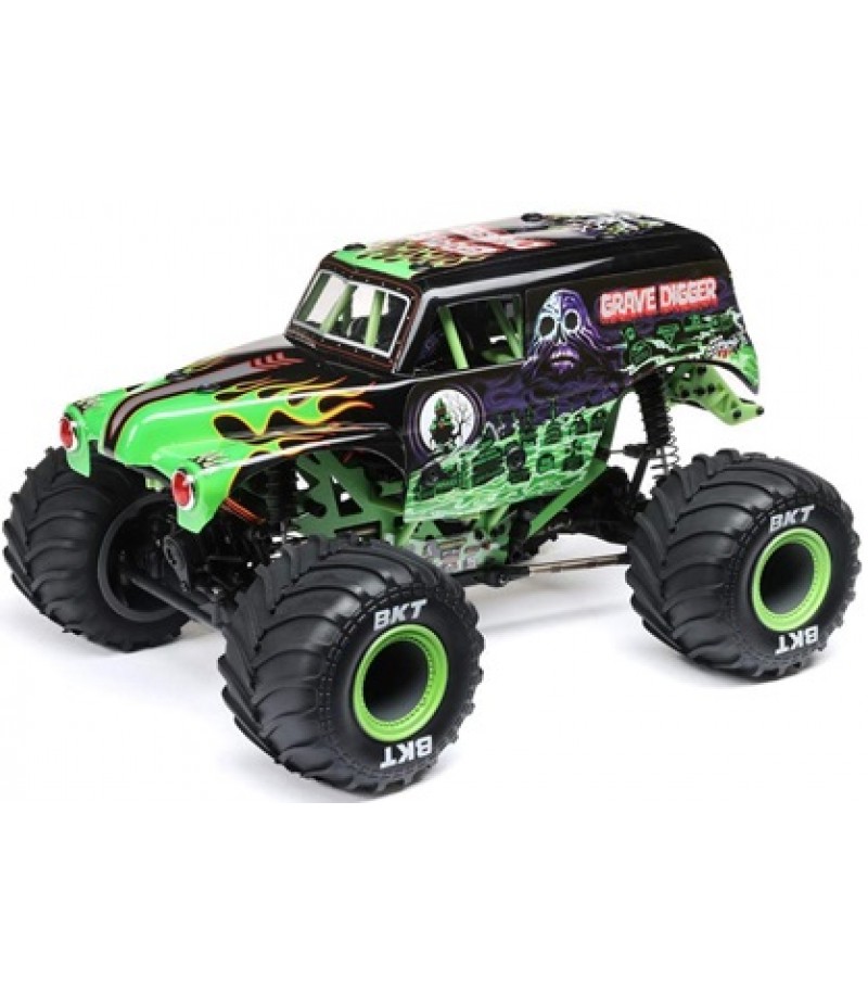 Losi 1/18 Mini LMT 4X4 Brushed RTR Monster Truck (Grave Digger) w/SLT2 2.4GHz Radio, Battery & Charger