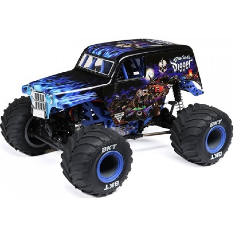 Losi 1/18 Mini LMT 4X4 Brushed RTR Monster Truck (Son-Uva Digger) w/SLT2 2.4GHz Radio, Battery & Charger