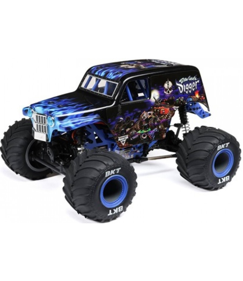 Losi 1/18 Mini LMT 4X4 Brushed RTR Monster Truck (Son-Uva Digger) w/SLT2 2.4GHz Radio, Battery & Charger