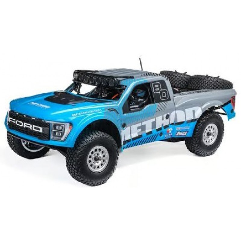 Losi Baja Rey 2.0 Ford F-150 Raptor 1/10 RTR 4WD Brushless Desert Truck (Method) w/2.4GHz Radio, AVC & SMART