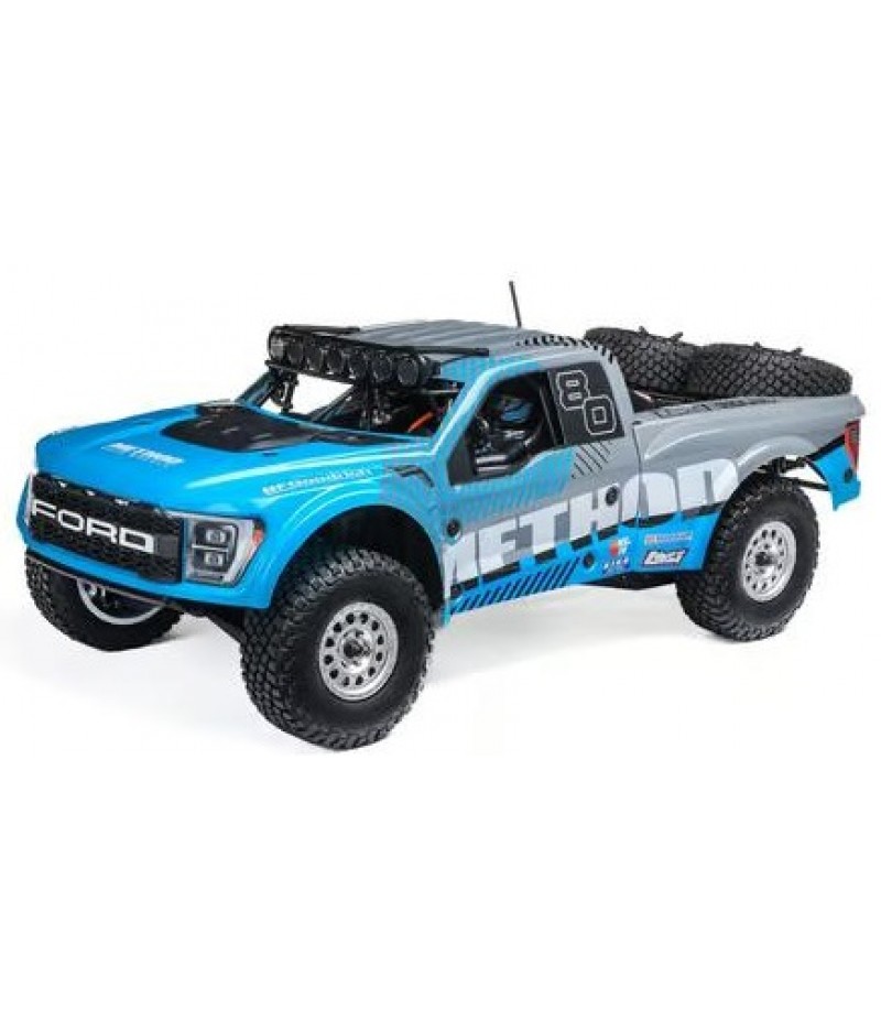 Losi Baja Rey 2.0 Ford F-150 Raptor 1/10 RTR 4WD Brushless Desert Truck (Method) w/2.4GHz Radio, AVC & SMART