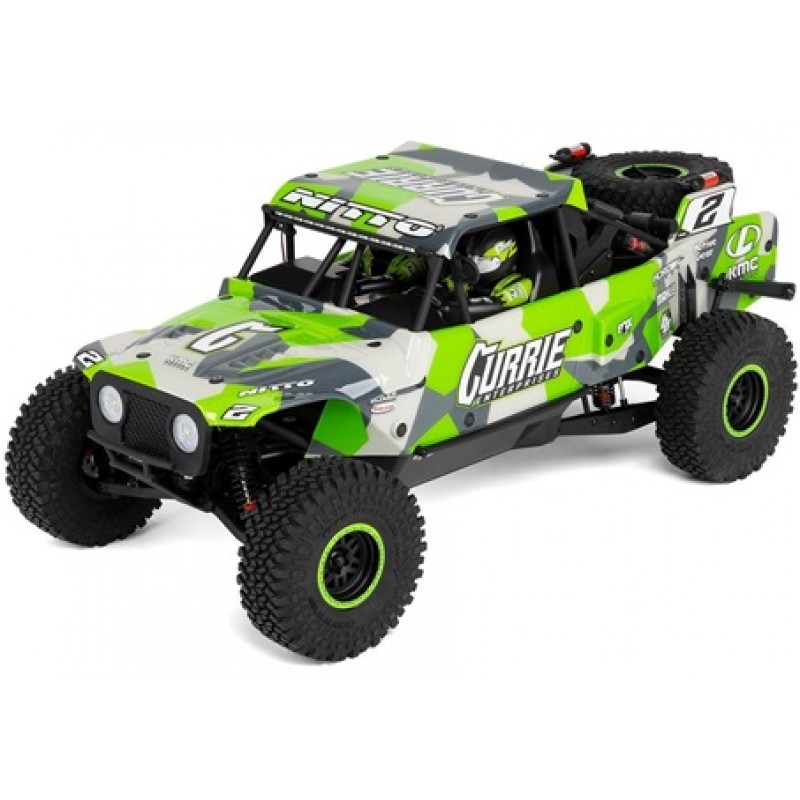 Losi Hammer Rey U4 1/10 RTR 4WD Brushless Rock Racer Truck (Green) w/2.4GHz Radio, AVC & SMART