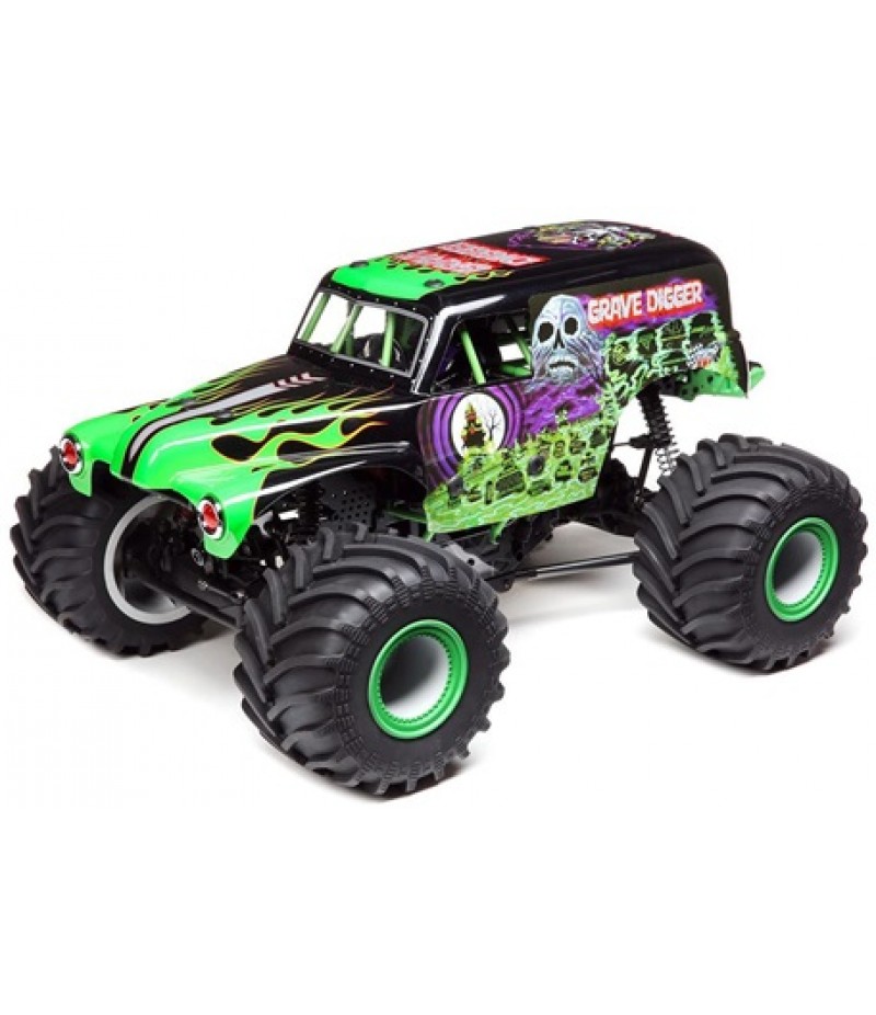 Losi LMT 4WD Solid Axle Grave Digger 1/10 Monster Truck RTR (Green)