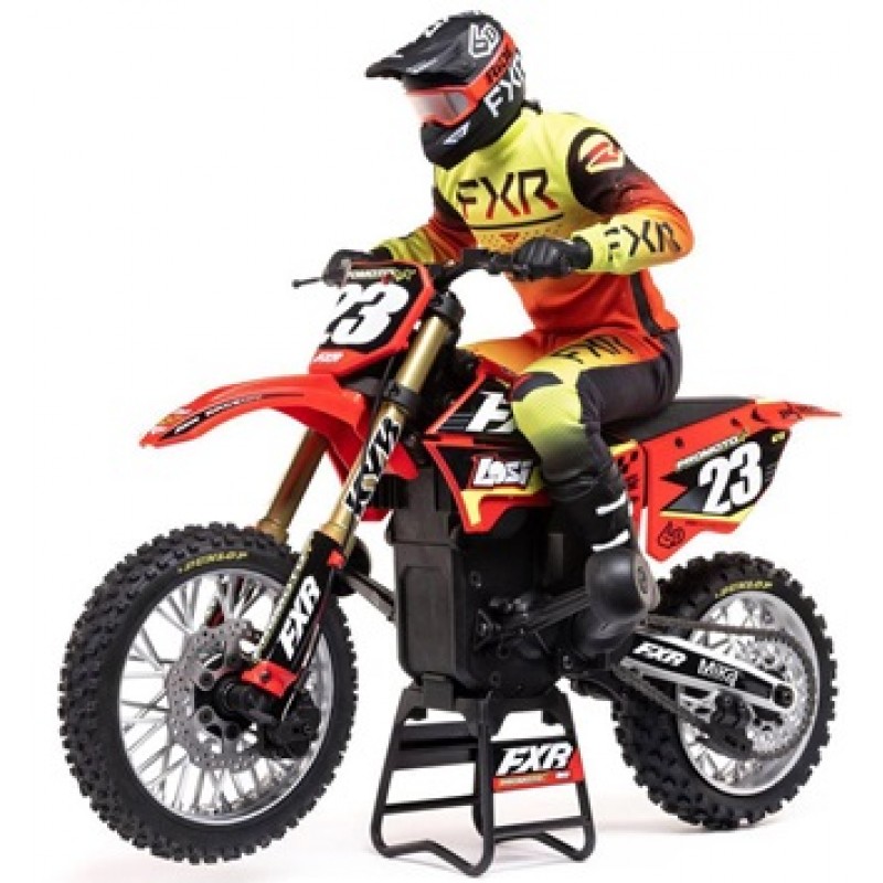 Losi Promoto-MX RTR 1/4 Brushless Dirt Bike (FXR) w/2.4GHz DX3PM Radio & MS6X System