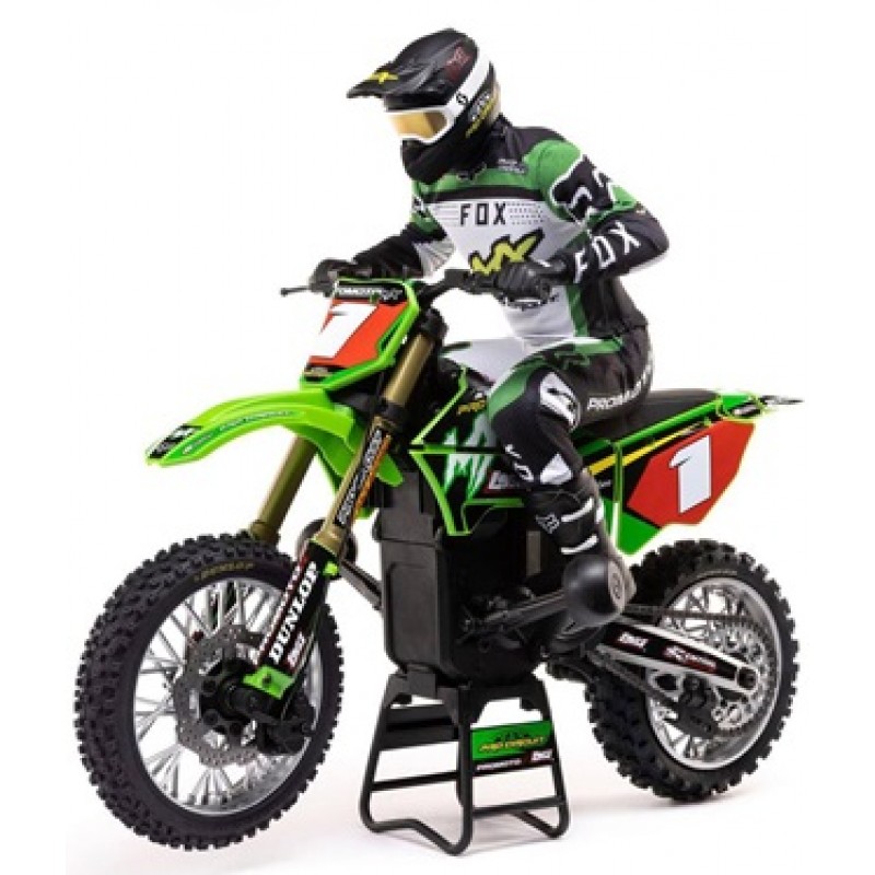 Losi Promoto-MX RTR 1/4 Brushless Dirt Bike (Pro-Circuit) w/2.4GHz DX3PM Radio, MS6X & Battery & Charger