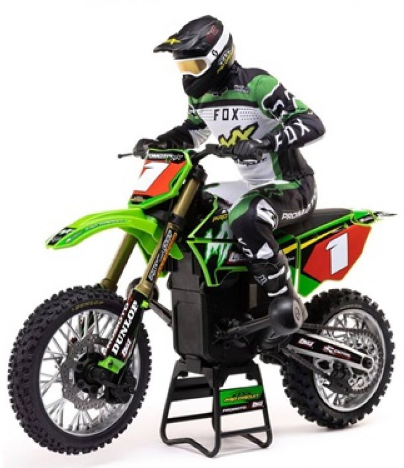 Losi Promoto-MX RTR 1/4 Brushless Dirt Bike (Pro-Circuit) w/2.4GHz DX3PM Radio, MS6X & Battery & Charger