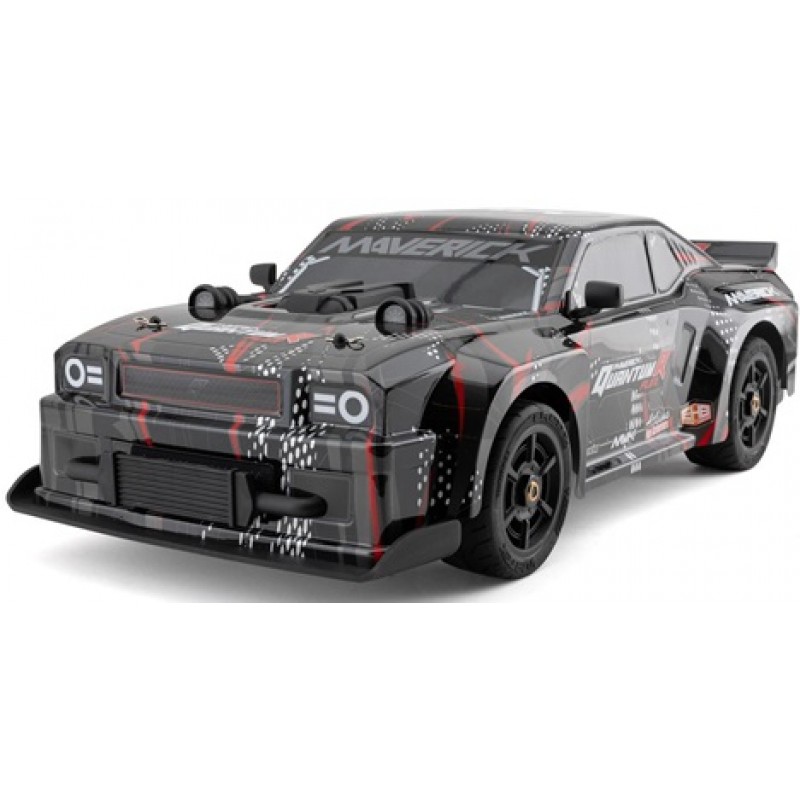 Maverick QuantumR Flux 1/8 4S 4WD Brushless RTR Electric Muscle Car (Black/Red) w/2.4GHz Transmitter