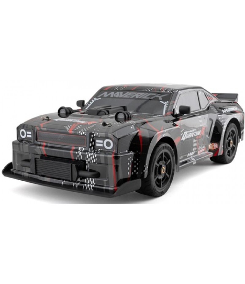 Maverick QuantumR Flux 1/8 4S 4WD Brushless RTR Electric Muscle Car (Black/Red) w/2.4GHz Transmitter