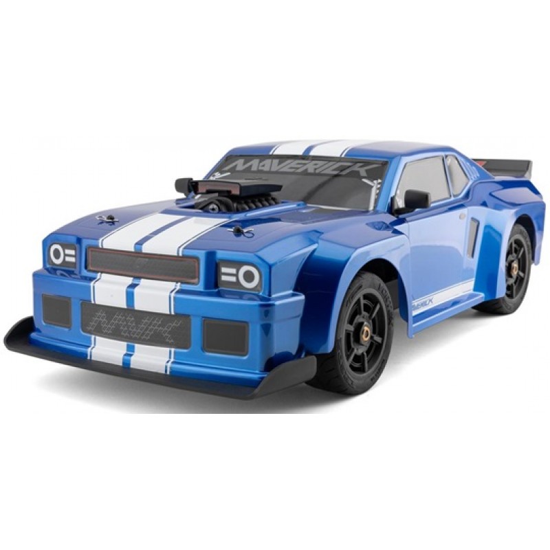 Maverick QuantumR Flux 1/8 4S 4WD Brushless RTR Electric Muscle Car (Blue) w/2.4GHz Transmitter