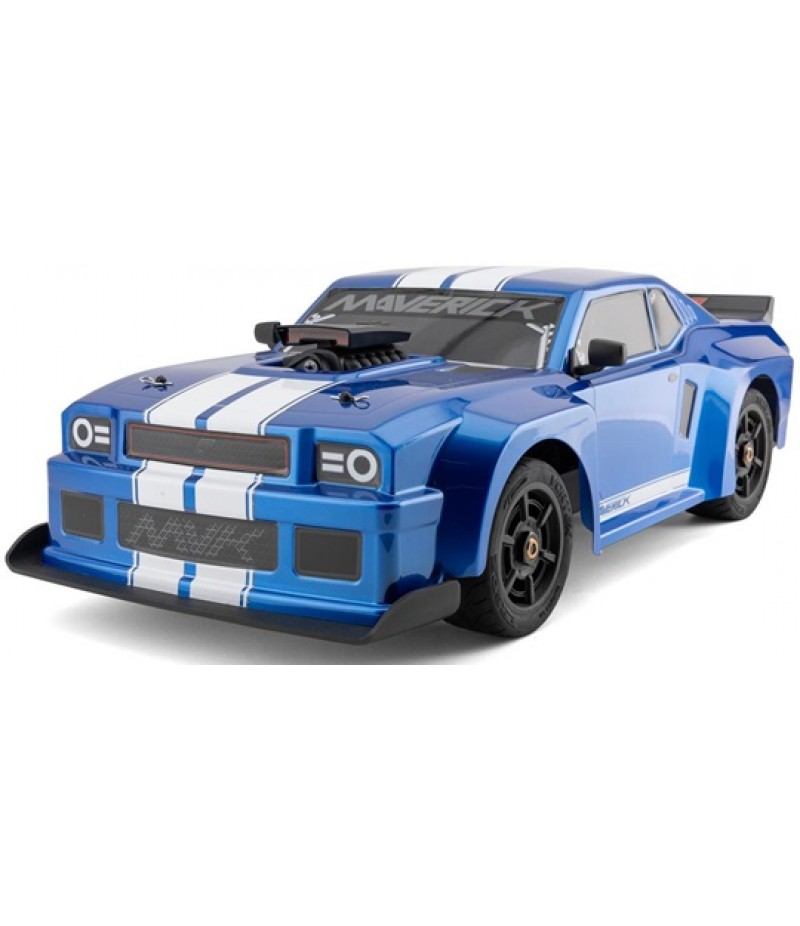 Maverick QuantumR Flux 1/8 4S 4WD Brushless RTR Electric Muscle Car (Blue) w/2.4GHz Transmitter