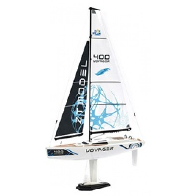 PlaySTEM Voyager 400 Sailboat w/2.4GHz Transmitter (Blue)