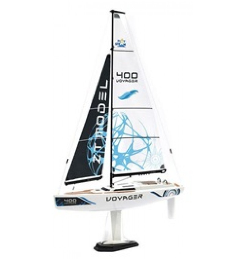 PlaySTEM Voyager 400 Sailboat w/2.4GHz Transmitter (Blue)