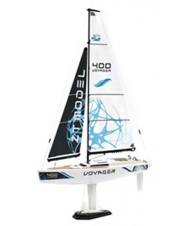 PlaySTEM Voyager 400 Sailboat w/2.4GHz Transmitter (Blue)