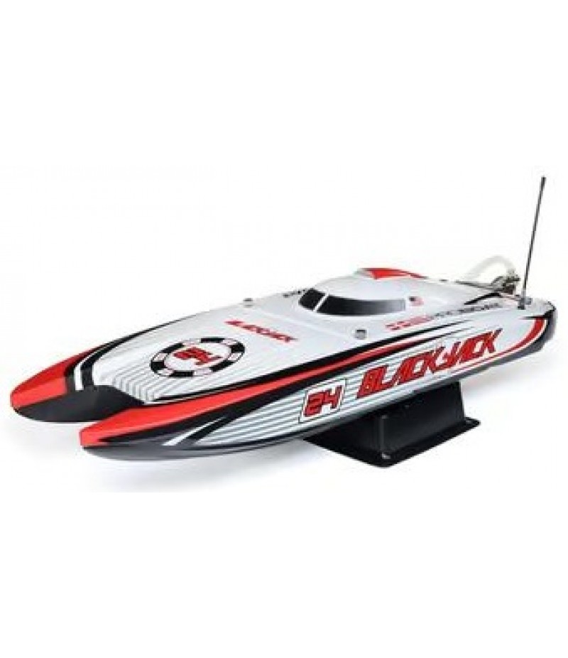 Pro Boat Blackjack 24" V2 Catamaran Brushless RTR Electric Boat (Vegas Offshore) w/SLT2 2.4GHz Radio