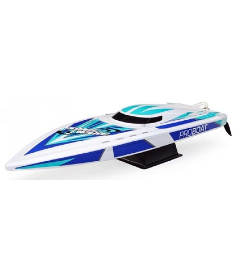 Pro Boat Sonicwake 36" Self-Righting RTR Deep-V Brushless Boat (White) w/Spektrum SLT3 2.4GHz Radio