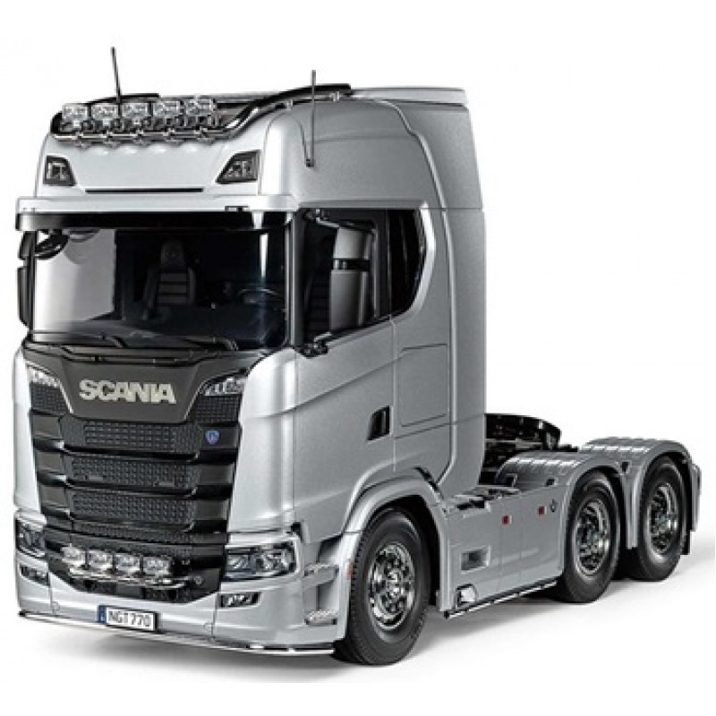 Tamiya 1/14 RC Scania 770 S 6x4 Semi Kit (Pre-Painted Body) (Silver)