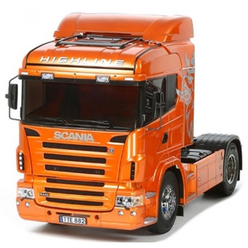 Tamiya 1/14 Scania R470 Highline Semi Orange Edition