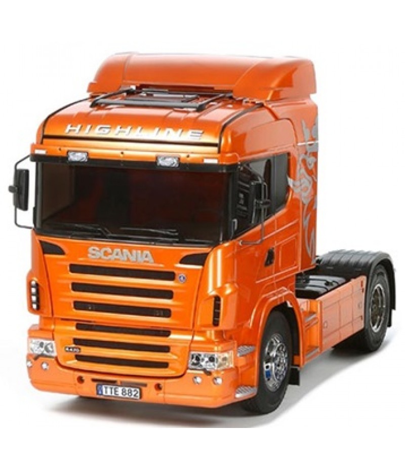 Tamiya 1/14 Scania R470 Highline Semi Orange Edition