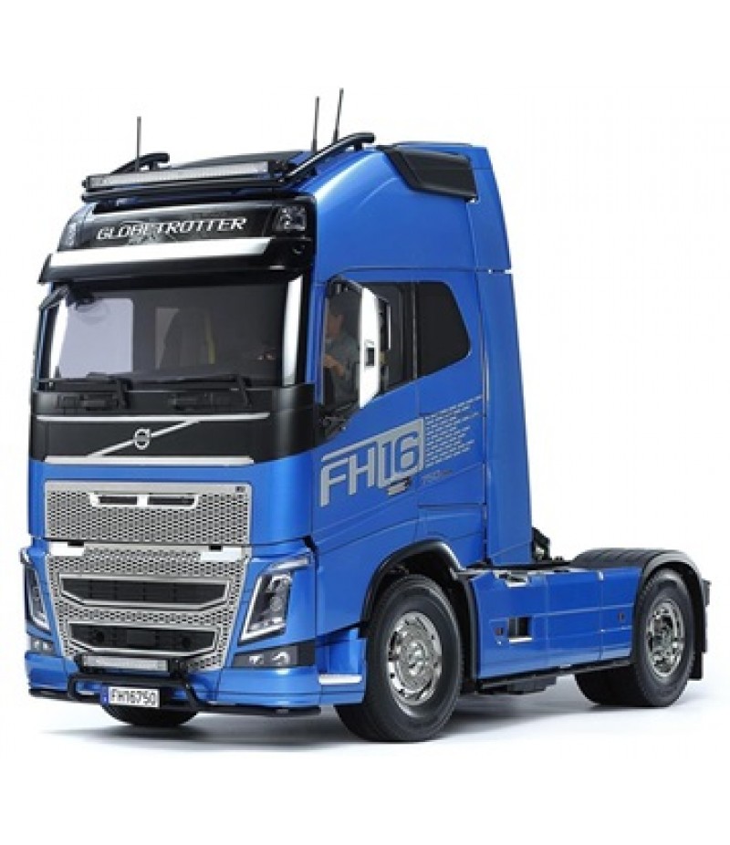 Tamiya 1/14 Volvo FH16 Globetrotter XL 750 4x2 Semi Kit (Blue)