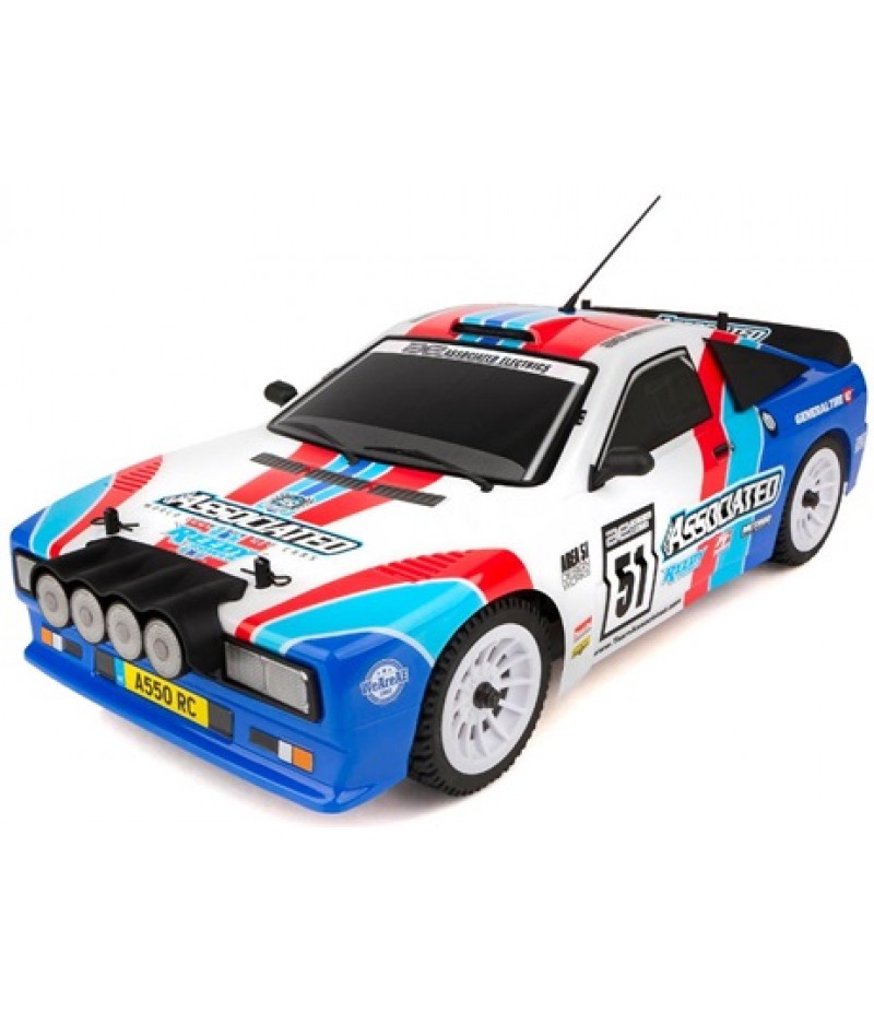 Team Associated Apex2 A550 Rally Sport RTR 1/10 Electric 4WD Rally Car Combo w/2.4GHz Radio, Battery & Charger