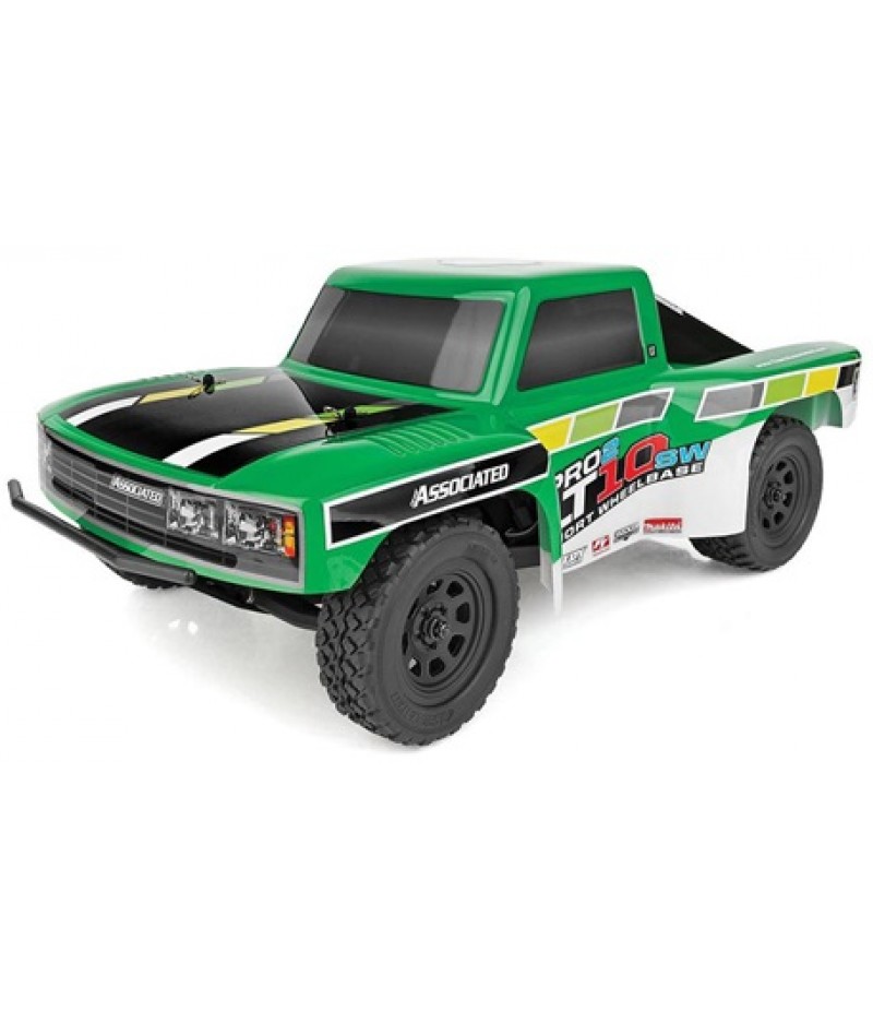 Team Associated Pro2 LT10SW 1/10 RTR 2WD Brushless Short Course Truck Combo (Green) w/2.4GHz Radio, Battery & Charger