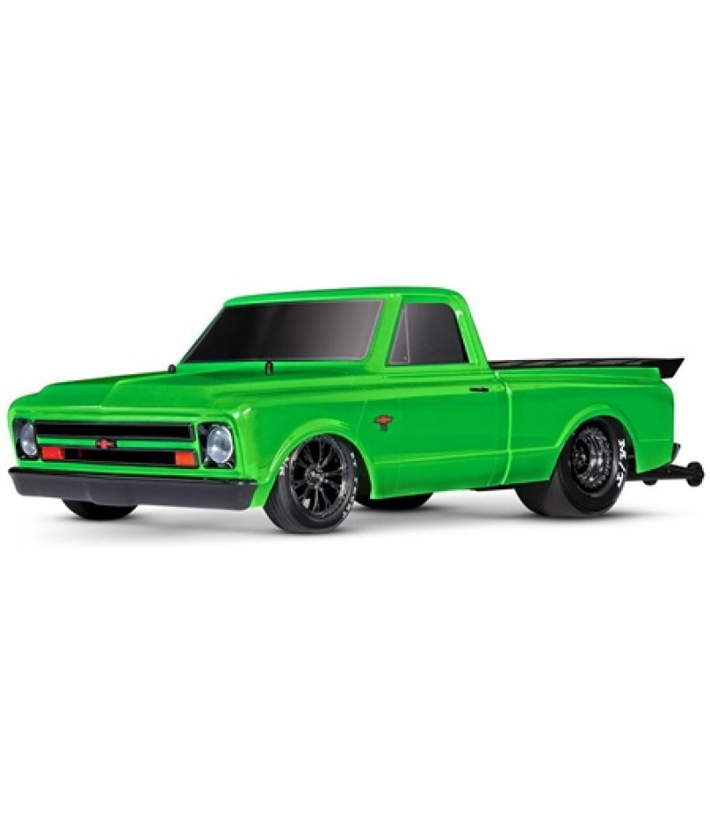 Traxxas Drag Slash 1/10 2WD RTR No Prep Truck w/1967 Chevrolet C10 Body (Green) TQi 2.4GHz Radio & TSM