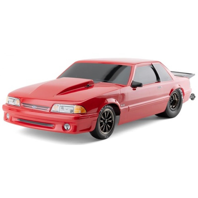 Traxxas Drag Slash 1/10 2WD RTR No Prep Truck w/Ford Mustang 5.0 Body (Red) TQi 2.4GHz Radio & TSM