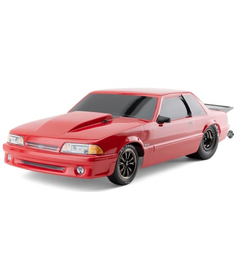 Traxxas Drag Slash 1/10 2WD RTR No Prep Truck w/Ford Mustang 5.0 Body (Red) TQi 2.4GHz Radio & TSM