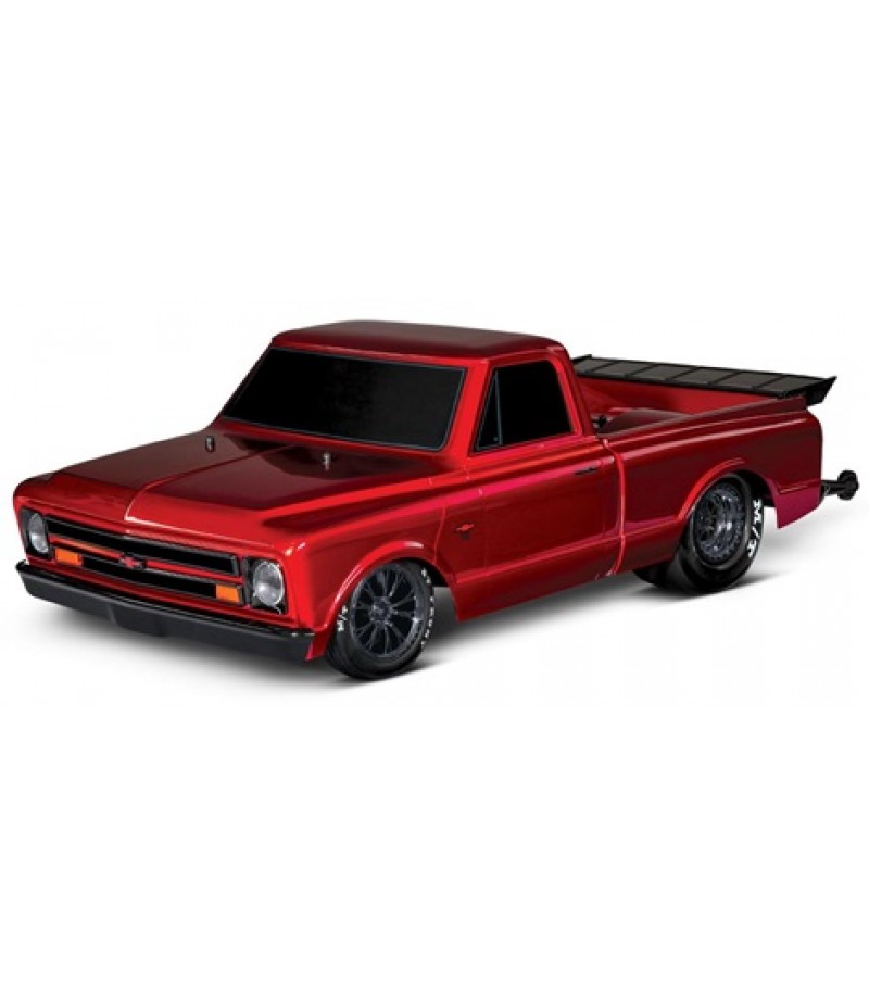 Traxxas Drag Slash HD 1967 Chevrolet C10 1/10 2WD RTR No Prep Truck (Red) w/TQi 2.4GHz Radio & TSM