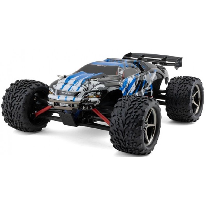 Traxxas E-Revo VXL Brushless 1/16 4WD RTR Monster Truck (Blue) w/VXL-3m ESC, TQi 2.4GHz Radio, Battery & USB-C Charger