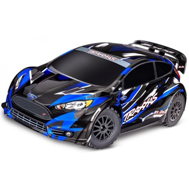 Traxxas Ford Fiesta 4x4 BL-2S Brushless 1/10 RTR AWD Rally Car (Blue) w/BL-2S ESC, TQ 2.4GHz Radio