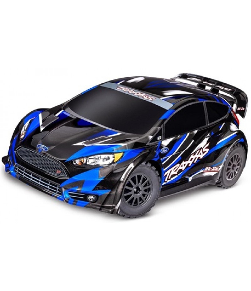 Traxxas Ford Fiesta 4x4 BL-2S Brushless 1/10 RTR AWD Rally Car (Blue) w/BL-2S ESC, TQ 2.4GHz Radio