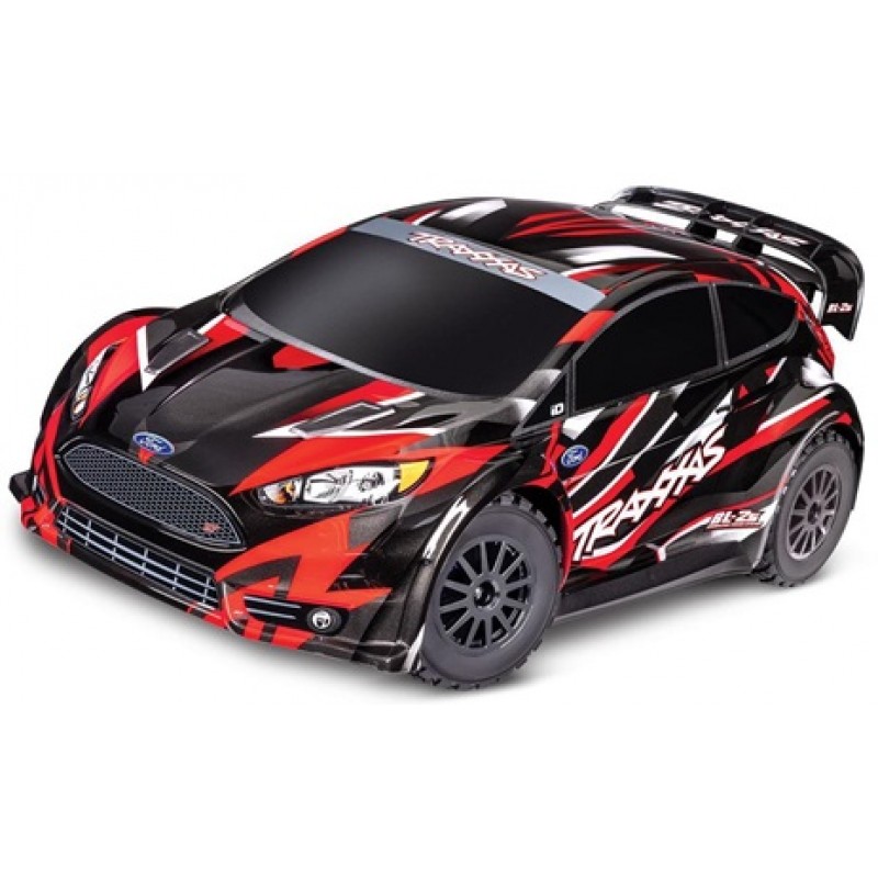 Traxxas Ford Fiesta 4x4 BL-2S Brushless 1/10 RTR AWD Rally Car (Red) w/BL-2S ESC, TQ 2.4GHz Radio