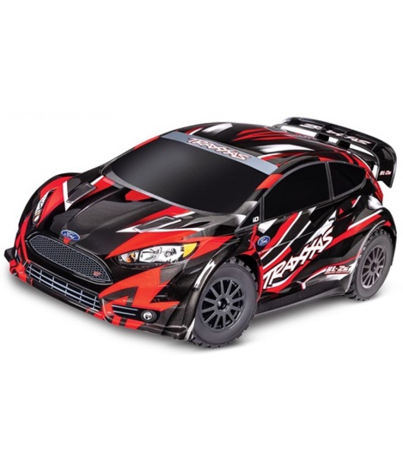 Traxxas Ford Fiesta 4x4 BL-2S Brushless 1/10 RTR AWD Rally Car (Red) w/BL-2S ESC, TQ 2.4GHz Radio