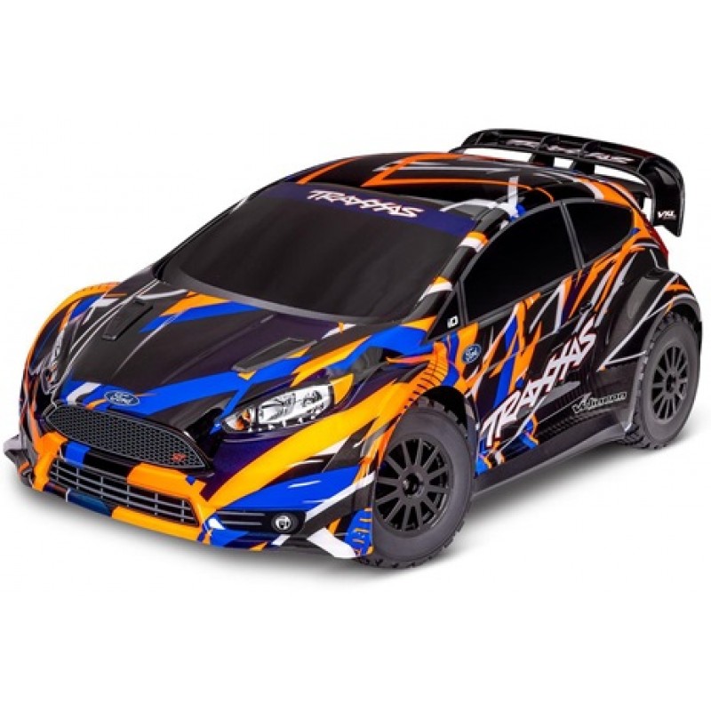 Traxxas Ford Fiesta ST 4x4 VXL Brushless 1/10 RTR AWD Rally Car (Orange) w/TQi 2.4GHz Radio & TSM