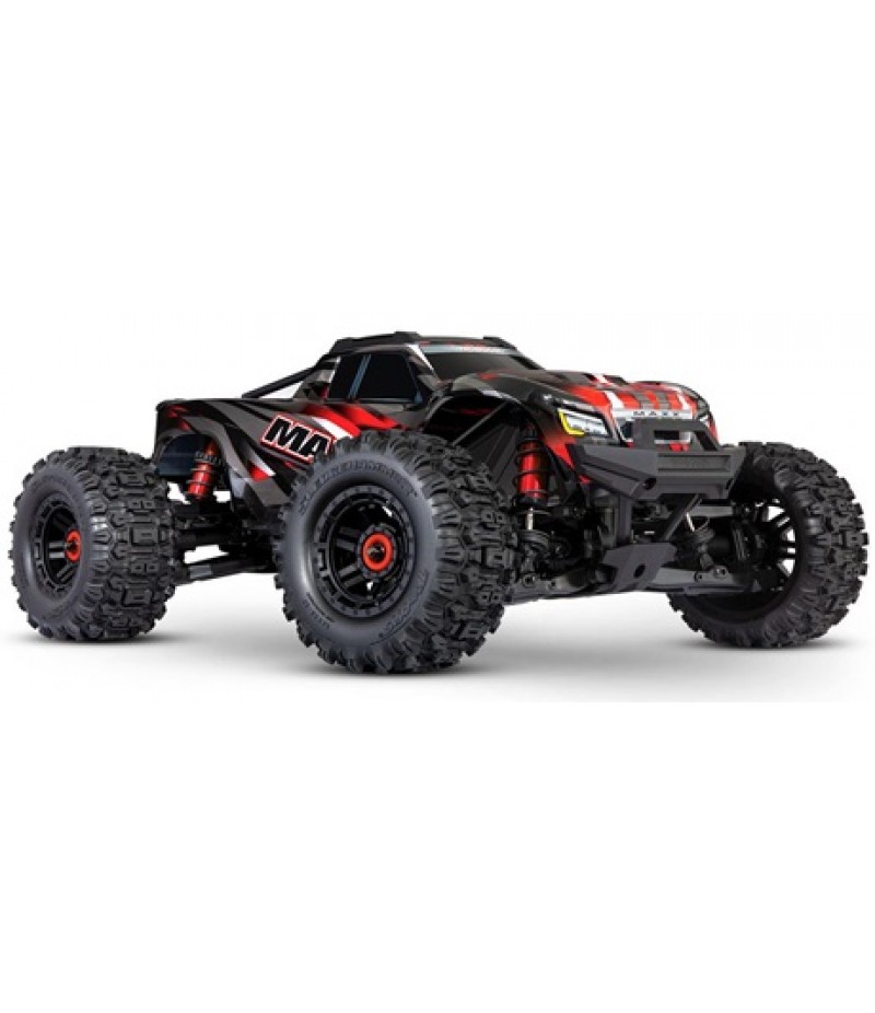 Traxxas Maxx WideMaxx 1/10 Brushless RTR 4WD Monster Truck (Red) w/TQi 2.4GHz Radio & TSM