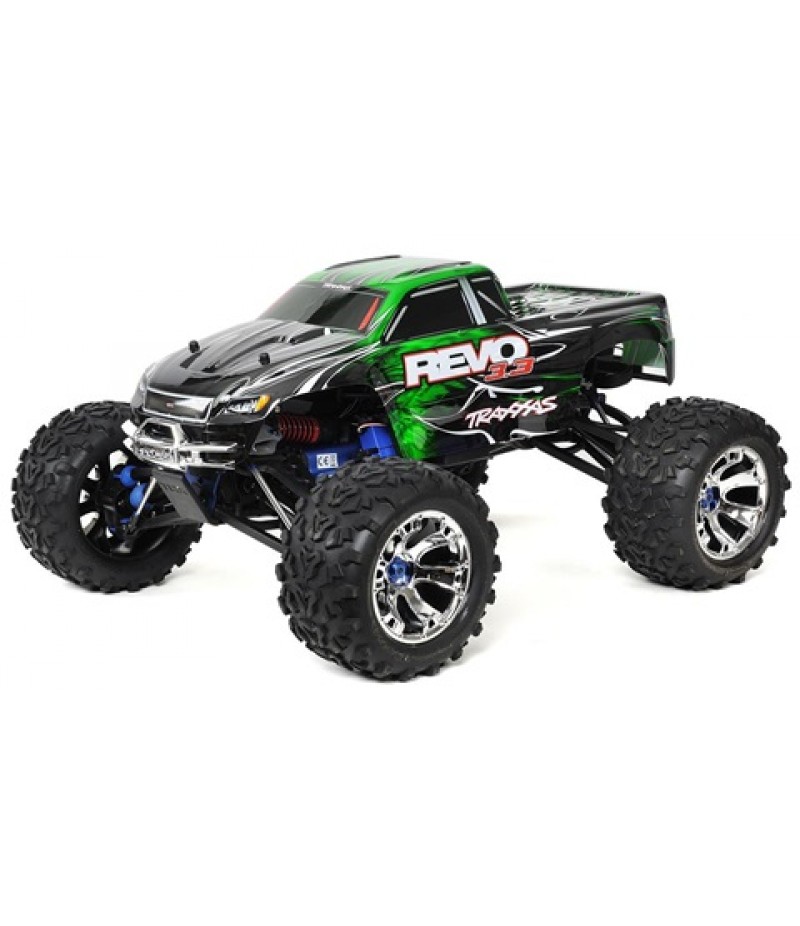 Traxxas Revo 3.3 1/10 4WD Nitro Monster Truck RTR with w/ TSM (Green)