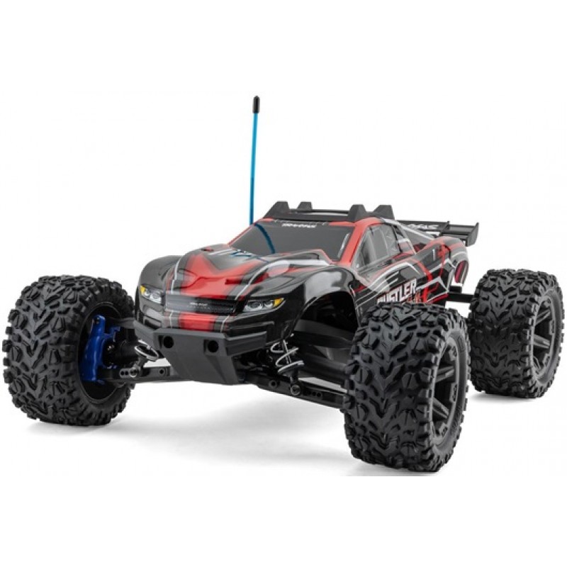 Traxxas Rustler 1/10 4X4 Brushless RTR Stadium Truck (Red) w/BL-2S ESC, TQ 2.4GHz Radio