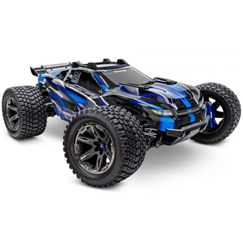 Traxxas Rustler 4X4 Ultimate 1/10 RTR Brushless Stadium Truck (Blue) w/TQi 2.4GHz Radio & Link Module