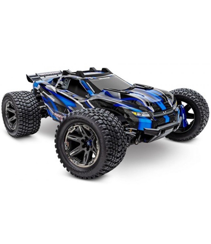 Traxxas Rustler 4X4 Ultimate 1/10 RTR Brushless Stadium Truck (Blue) w/TQi 2.4GHz Radio & Link Module