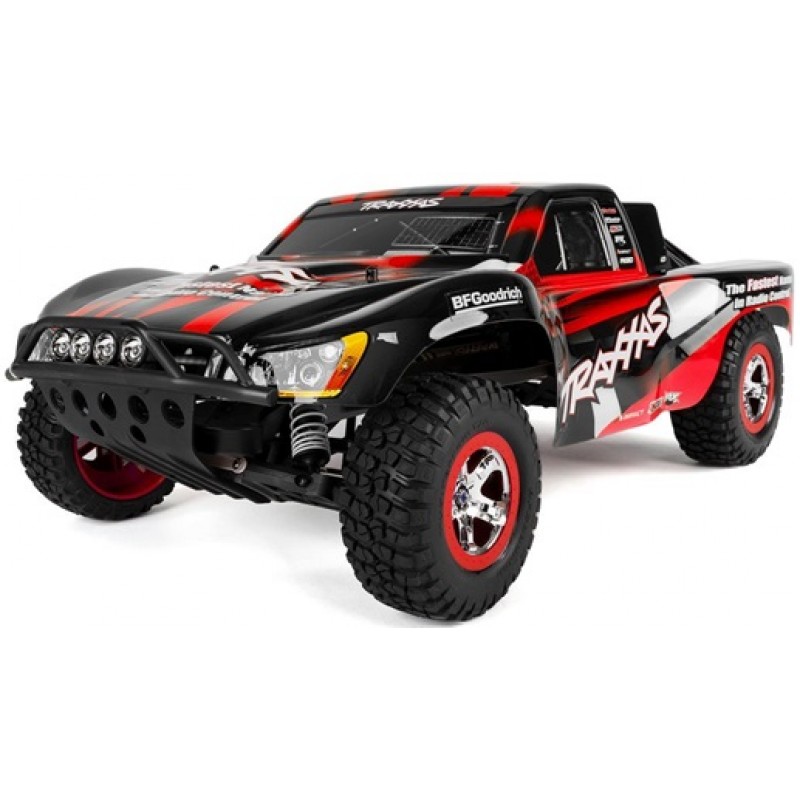 Traxxas Slash 1/10 RTR Short Course Truck (Red) LED Lights, TQ 2.4GHz Radio, Battery & DC Charger