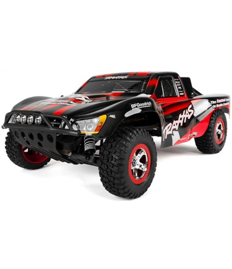 Traxxas Slash 1/10 RTR Short Course Truck (Red) LED Lights, TQ 2.4GHz Radio, Battery & DC Charger