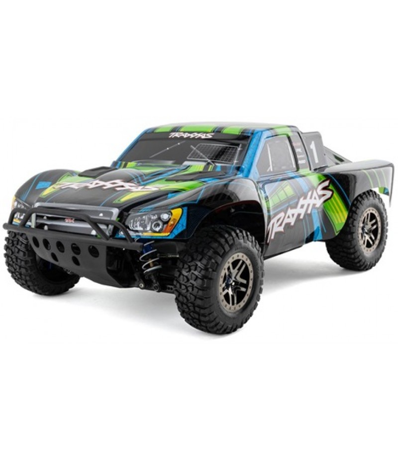 Traxxas Slash 4x4 "Ultimate" VXL Brushless RTR 4WD Short Course Truck (Green) w/TSM & TQi 2.4GHz Radio