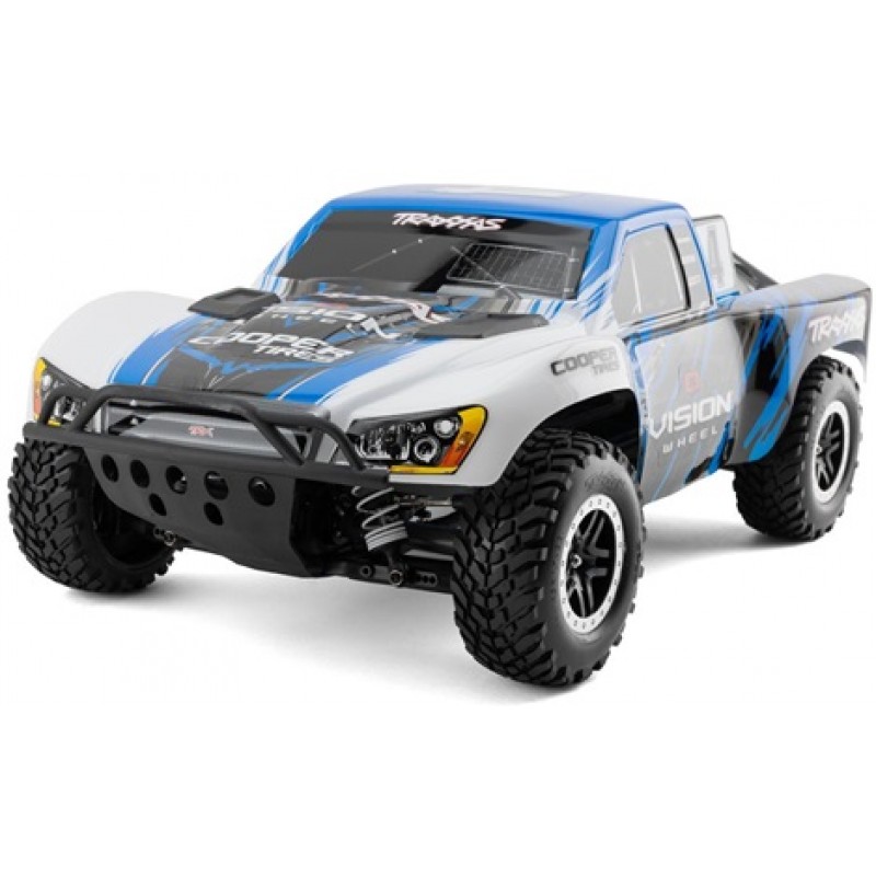 Traxxas Slash 4x4 VXL Brushless 1/10 4WD RTR Short Course Truck (Vision) w/TSM & TQi 2.4GHz Radio