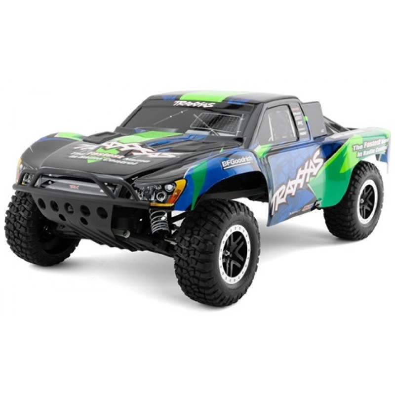 Traxxas Slash VXL Brushless 1/10 RTR 2WD Short Course Truck (Green) w/Magnum 272R, TQi 2.4GHz Radio & TSM