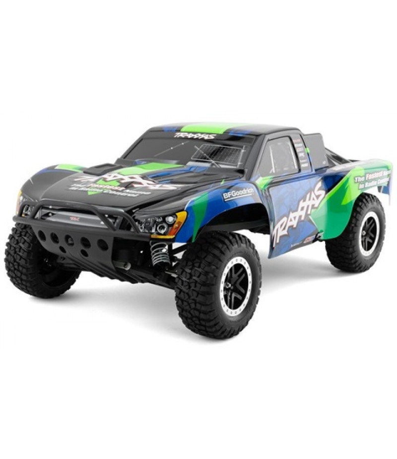 Traxxas Slash VXL Brushless 1/10 RTR 2WD Short Course Truck (Green) w/Magnum 272R, TQi 2.4GHz Radio & TSM